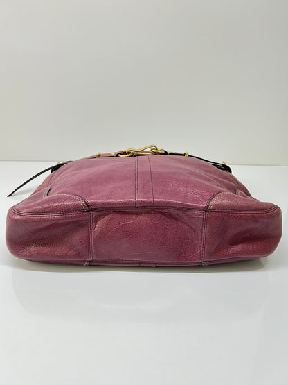 【現状渡し品】【レディース】 COACH コーチ HAMPTON BOHO SATCHEL 12460 ハンプトン ボホ サッチェル カバン ショルダーバッグ 180-260815-kk-26-hon カラー：パープル 万代Net店