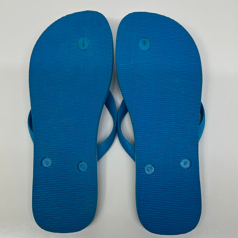 【中古品】【メンズ】 A BATHING APE アベイシングエイプ × Havaianas ハワイアナス 別注 コラボ 21SS HAVAIANAS TOP BAPE ハワイアナス トップ ベイプ 靴 ビーチサンダル 165-260807-kk-07-hon カラー：TURQUOISE 万代Net店