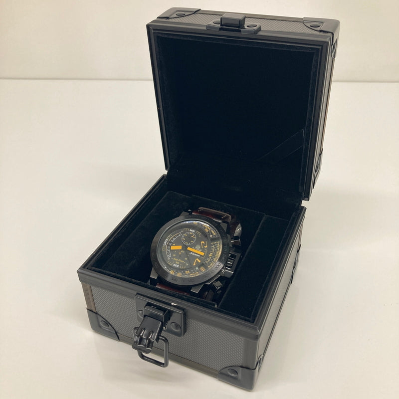 【中古品】【メンズ】 Roen ロエン × Angel Clover エンジェルクローバー 別注 コラボ WRIST WATCH TC48ROYZ リストウォッチ クォーツ 腕時計 197-260804-kk-02-hon カラー：ブラック 万代Net店