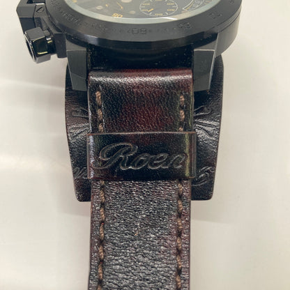 【中古品】【メンズ】 Roen ロエン × Angel Clover エンジェルクローバー 別注 コラボ WRIST WATCH TC48ROYZ リストウォッチ クォーツ 腕時計 197-260804-kk-02-hon カラー：ブラック 万代Net店