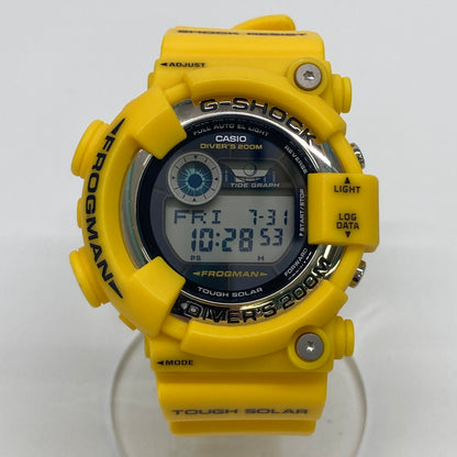 【中古品】【メンズ】 CASIO カシオ G-SHOCK FROGMAN MASTER OF G-SEA GF-8250-9JF TOUGHSOLAR ジーショック フロッグマン タフソーラー 腕時計 196-260804-kk-01-hon カラー：イエロー 万代Net店