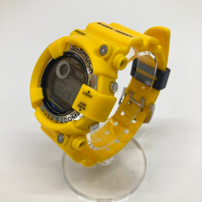 【中古品】【メンズ】 CASIO カシオ G-SHOCK FROGMAN MASTER OF G-SEA GF-8250-9JF TOUGHSOLAR ジーショック フロッグマン タフソーラー 腕時計 196-260804-kk-01-hon カラー：イエロー 万代Net店