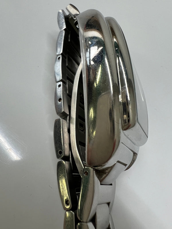 【中古品】【メンズ/レディース】 SAAD サード 天然石 オニキス文字盤 QUARTZ WRIST WATCH クォーツ 腕時計 197-260704-kk-07-hon カラー：シルバー 万代Net店