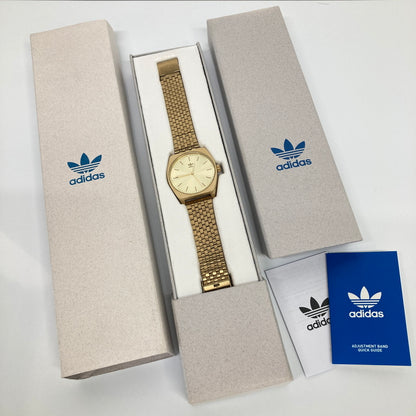 【中古品】【メンズ】 adidas アディダス PROCES M1 Z02502 プロセスM1 クォーツ 腕時計 197-260804-kk-17-hon カラー：ゴールド 万代Net店