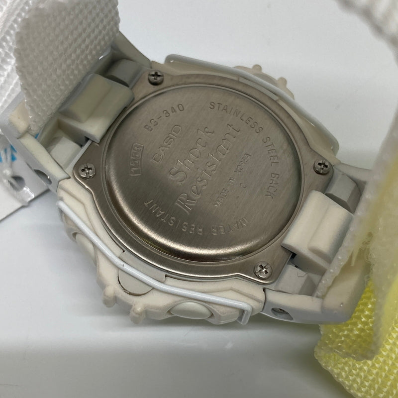 【中古品】【レディース】 CASIO カシオ BABY-G X-TREME BG-340S-9T ベビージー エクストリーム I.S.F 国際スノーボード連盟限定モデル クォーツ 腕時計 G-SHOCK 196-260804-kk-04-hon カラー：ホワイト 万代Net店