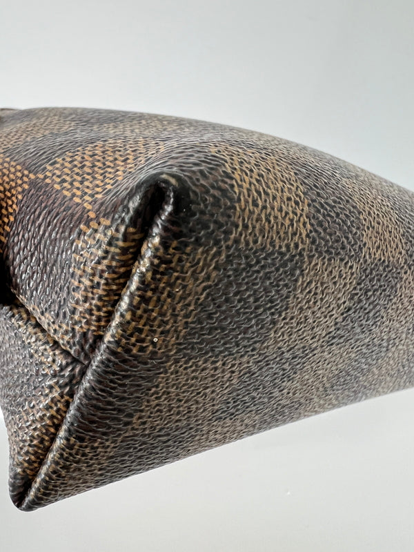 【中古品】【レディース】 LOUIS VUITTON ルイ・ヴィトン ダミエ ポシェット コスメティック N47516 CA0025 カバン バッグ 化粧ポーチ 179-260727-kk-02-hon カラー：エベヌ 万代Net店