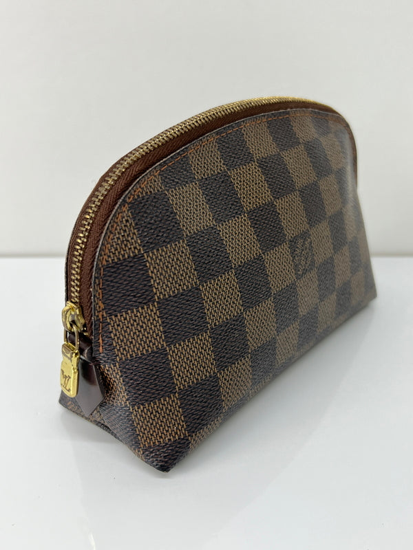 【中古品】【レディース】 LOUIS VUITTON ルイ・ヴィトン ダミエ ポシェット コスメティック N47516 CA0025 カバン バッグ 化粧ポーチ 179-260727-kk-02-hon カラー：エベヌ 万代Net店