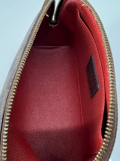 【中古品】【レディース】 LOUIS VUITTON ルイ・ヴィトン ダミエ ポシェット コスメティック N47516 CA0025 カバン バッグ 化粧ポーチ 179-260727-kk-02-hon カラー：エベヌ 万代Net店