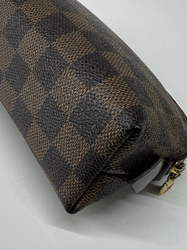 【中古品】【レディース】 LOUIS VUITTON ルイ・ヴィトン ダミエ ポシェット コスメティック N47516 CA0025 カバン バッグ 化粧ポーチ 179-260727-kk-02-hon カラー：エベヌ 万代Net店