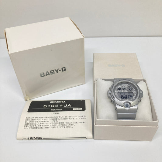【現状渡し品】【レディース】 CASIO カシオ ベビージー GLITTER DIAL SERIES BG-6900SG-8JF グリッターダイアルシリーズ クォーツ 腕時計 G-SHOCK 196-260804-kk-07-hon カラー：シルバー 万代Net店