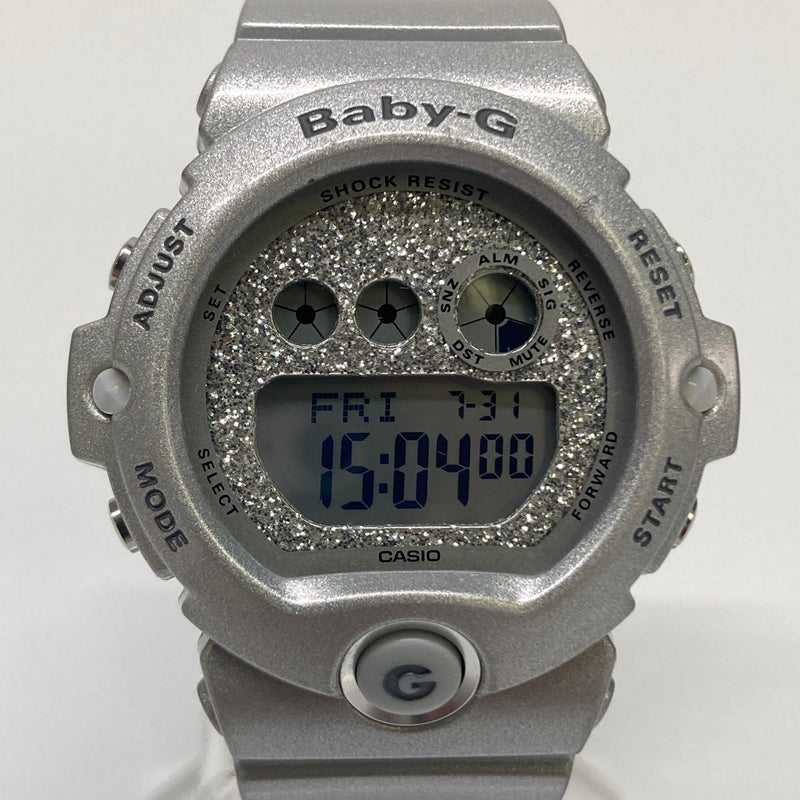【現状渡し品】【レディース】 CASIO カシオ ベビージー GLITTER DIAL SERIES BG-6900SG-8JF グリッターダイアルシリーズ クォーツ 腕時計 G-SHOCK 196-260804-kk-07-hon カラー：シルバー 万代Net店