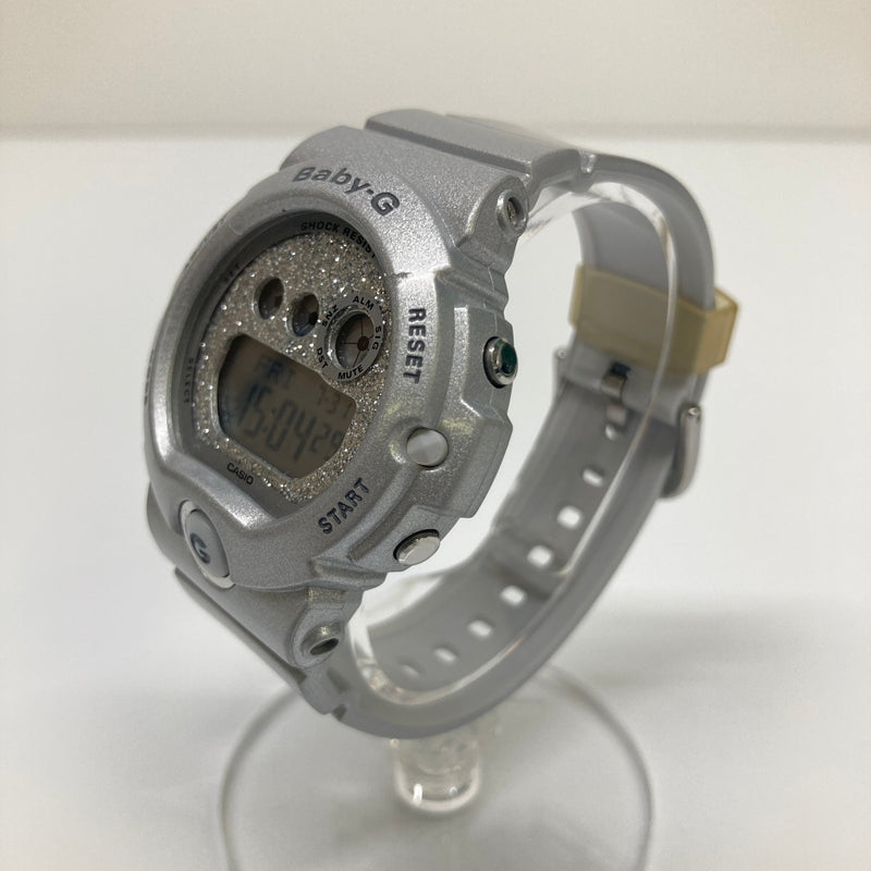 【現状渡し品】【レディース】 CASIO カシオ ベビージー GLITTER DIAL SERIES BG-6900SG-8JF グリッターダイアルシリーズ クォーツ 腕時計 G-SHOCK 196-260804-kk-07-hon カラー：シルバー 万代Net店