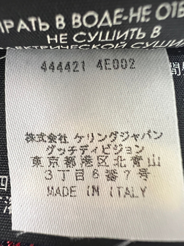 【中古品】【メンズ】 GUCCI グッチ GG LOGO SILK TIE 444421・4E002 GGロゴ シルクタイ ネクタイ 服飾雑貨 スーツ用小物 183-260727-kk-05-hon カラー：NAVY 万代Net店