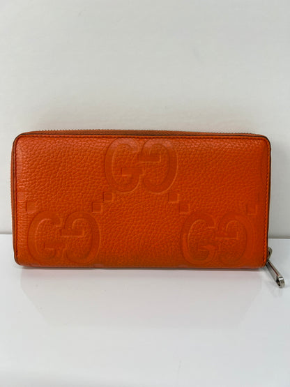 【中古品】【メンズ】 GUCCI グッチ ジャンボGG ジップアラウンドウォレット 739484・2149 長財布 ロングウォレット 181-260727-kk-04-hon カラー：ORANGE 万代Net店