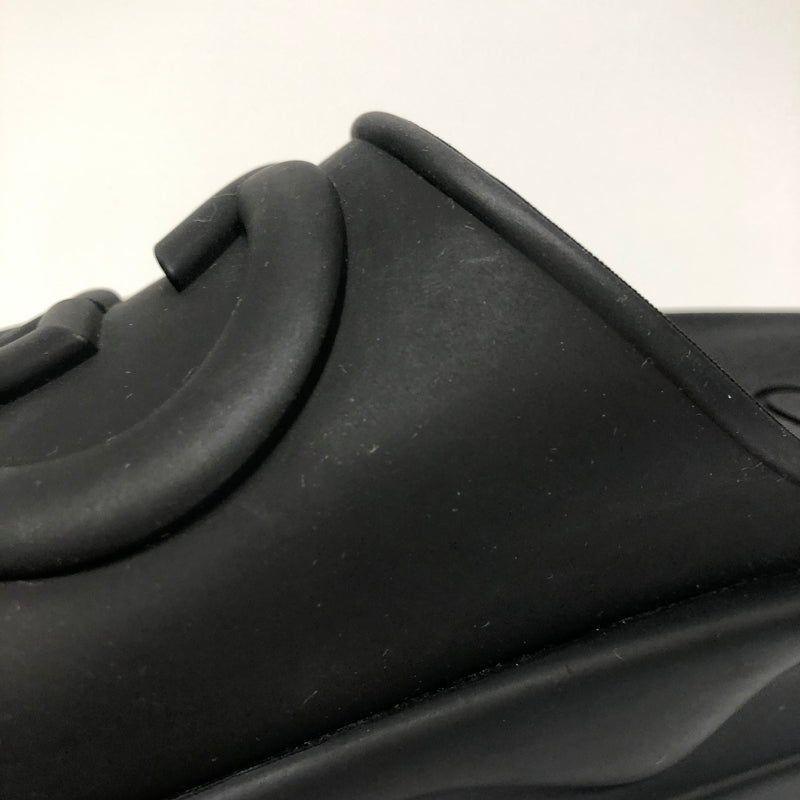 【中古品】【レディース】 GUCCI グッチ INTERLOCKING G SLIDES 692845 JF000 1000 インターロッキングG スライド サンダル 靴 183-260807-kk-13-hon サイズ：36 カラー：BLACK 万代Net店
