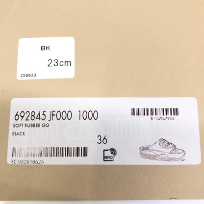 【中古品】【レディース】 GUCCI グッチ INTERLOCKING G SLIDES 692845 JF000 1000 インターロッキングG スライド サンダル 靴 183-260807-kk-13-hon サイズ：36 カラー：BLACK 万代Net店