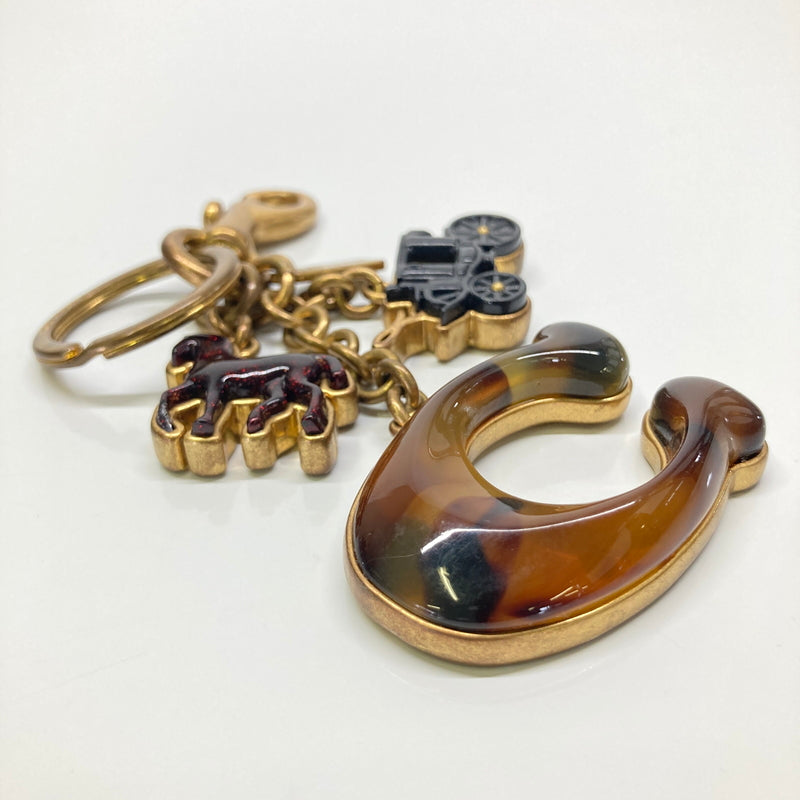 【中古品】【レディース】 COACH コーチ MULTI ICON BAG CHARM マルチアイコン バッグチャーム アクセサリー 服飾雑貨 182-260804-kk-38-hon カラー：ゴールド 万代Net店