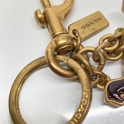 【中古品】【レディース】 COACH コーチ MULTI ICON BAG CHARM マルチアイコン バッグチャーム アクセサリー 服飾雑貨 182-260804-kk-38-hon カラー：ゴールド 万代Net店