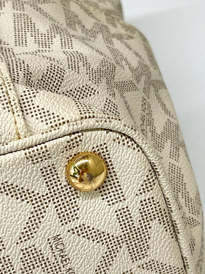 【中古品】【レディース】 MICHAEL KORS マイケルコース JET SET ITEM EW SIGNATURE TOTE 30S11TTT4B ジェットセット アイテム シグネチャー トートバッグ カバン 180-260815-kk-25-hon カラー：VANILLA 万代Net店