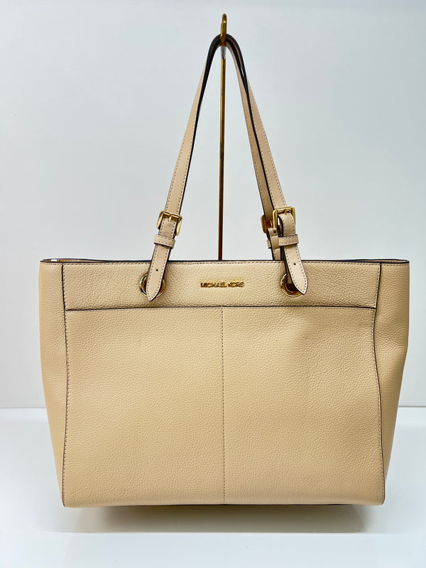 【中古品】【レディース】 MICHAEL KORS マイケルコース JET SET TRAVEL TOTE BAG 35S1GTVT7L ジェットセット トラベル トートバッグ カバン 180-260815-kk-22-hon カラー：ベージュ 万代Net店