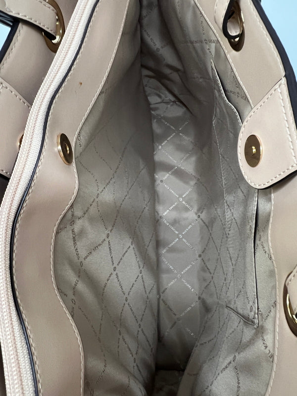 【中古品】【レディース】 MICHAEL KORS マイケルコース JET SET TRAVEL TOTE BAG 35S1GTVT7L ジェットセット トラベル トートバッグ カバン 180-260815-kk-22-hon カラー：ベージュ 万代Net店