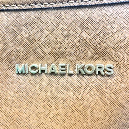 【中古品】【レディース】 MICHAEL KORS マイケルコース JET SET TRAVEL 30T5GTVT2L ジェットセット トラベル レザートートバッグ カバン 188-260808-kk-12-hon カラー：ブラウン 万代Net店