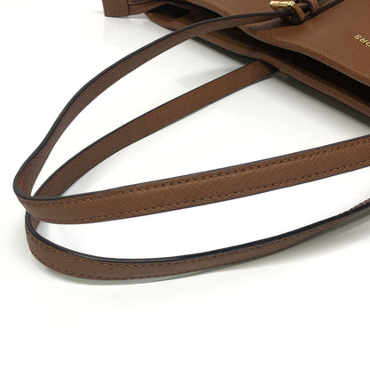 【中古品】【レディース】 MICHAEL KORS マイケルコース JET SET TRAVEL 30T5GTVT2L ジェットセット トラベル レザートートバッグ カバン 188-260808-kk-12-hon カラー：ブラウン 万代Net店
