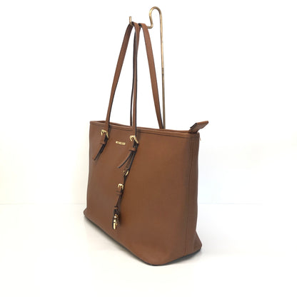 【中古品】【レディース】 MICHAEL KORS マイケルコース JET SET TRAVEL 30T5GTVT2L ジェットセット トラベル レザートートバッグ カバン 188-260808-kk-12-hon カラー：ブラウン 万代Net店