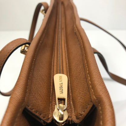 【中古品】【レディース】 MICHAEL KORS マイケルコース JET SET TRAVEL 30T5GTVT2L ジェットセット トラベル レザートートバッグ カバン 188-260808-kk-12-hon カラー：ブラウン 万代Net店