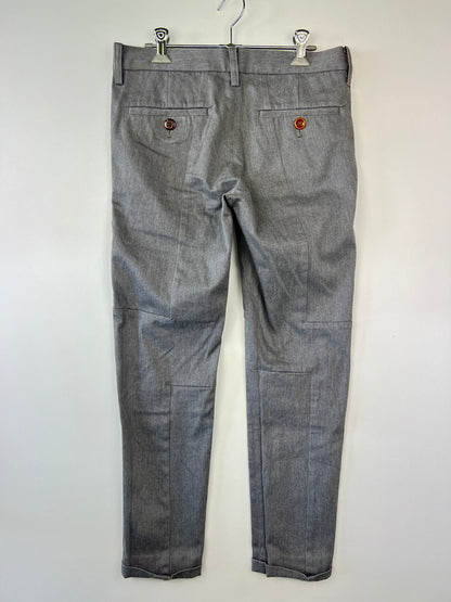 【中古品】【メンズ】 UNDERCOVERISM アンダーカバイズム 12AW STRETCH SLIM PANTS J4509 ストレッチ スリムパンツ ボトムス Psycho Color期 151-260815-kk-04-hon サイズ：2 カラー：グレー 万代Net店