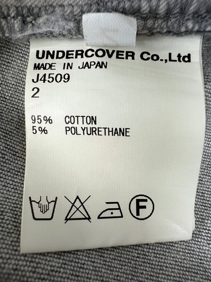 【中古品】【メンズ】 UNDERCOVERISM アンダーカバイズム 12AW STRETCH SLIM PANTS J4509 ストレッチ スリムパンツ ボトムス Psycho Color期 151-260815-kk-04-hon サイズ：2 カラー：グレー 万代Net店