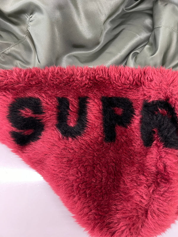 【中古品】【メンズ】 Supreme シュプリーム 22AW FAUX FUR REVERSIBLE MA-1 フェイクファー リバーシブル MA-1 フライトジャケット アウター 149-260801-kk-14-hon サイズ：XL カラー：KHAKI 万代Net店