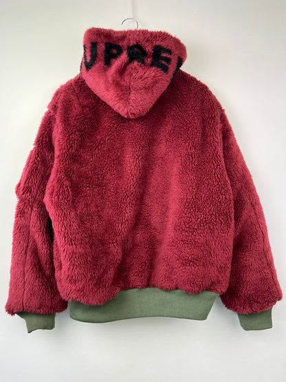 【中古品】【メンズ】 Supreme シュプリーム 22AW FAUX FUR REVERSIBLE MA-1 フェイクファー リバーシブル MA-1 フライトジャケット アウター 149-260801-kk-14-hon サイズ：XL カラー：KHAKI 万代Net店