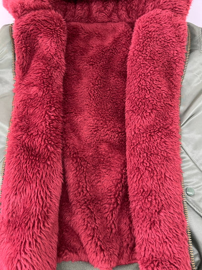 【中古品】【メンズ】 Supreme シュプリーム 22AW FAUX FUR REVERSIBLE MA-1 フェイクファー リバーシブル MA-1 フライトジャケット アウター 149-260801-kk-14-hon サイズ：XL カラー：KHAKI 万代Net店