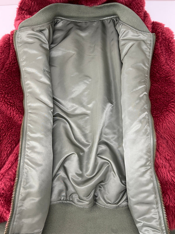 【中古品】【メンズ】 Supreme シュプリーム 22AW FAUX FUR REVERSIBLE MA-1 フェイクファー リバーシブル MA-1 フライトジャケット アウター 149-260801-kk-14-hon サイズ：XL カラー：KHAKI 万代Net店