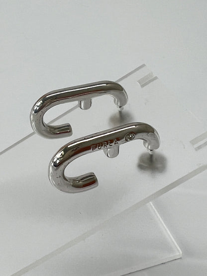【中古品】【レディース】 FURLA フルラ HOOP PIERCE フープピアス アクセサリー 192-260801-kk-30-hon カラー：SILVER 万代Net店