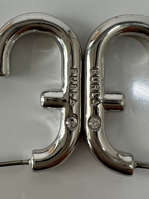 【中古品】【レディース】 FURLA フルラ HOOP PIERCE フープピアス アクセサリー 192-260801-kk-30-hon カラー：SILVER 万代Net店