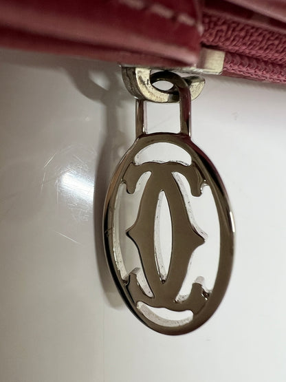 【中古品】【レディース】 Cartier カルティエ HAPPY BIRTH DAY LONG WALLET ハッピーバースデイ ロングウォレット 長財布 服飾雑貨 201-260801-kk-35-hon カラー：ピンク系 万代Net店
