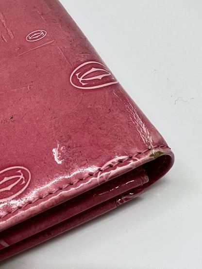 【中古品】【レディース】 Cartier カルティエ HAPPY BIRTH DAY LONG WALLET ハッピーバースデイ ロングウォレット 長財布 服飾雑貨 201-260801-kk-35-hon カラー：ピンク系 万代Net店