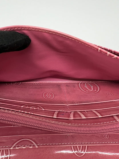 【中古品】【レディース】 Cartier カルティエ HAPPY BIRTH DAY LONG WALLET ハッピーバースデイ ロングウォレット 長財布 服飾雑貨 201-260801-kk-35-hon カラー：ピンク系 万代Net店