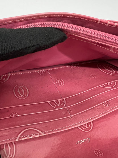【中古品】【レディース】 Cartier カルティエ HAPPY BIRTH DAY LONG WALLET ハッピーバースデイ ロングウォレット 長財布 服飾雑貨 201-260801-kk-35-hon カラー：ピンク系 万代Net店