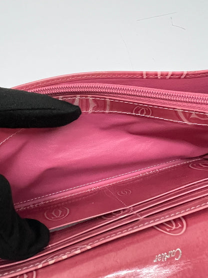 【中古品】【レディース】 Cartier カルティエ HAPPY BIRTH DAY LONG WALLET ハッピーバースデイ ロングウォレット 長財布 服飾雑貨 201-260801-kk-35-hon カラー：ピンク系 万代Net店