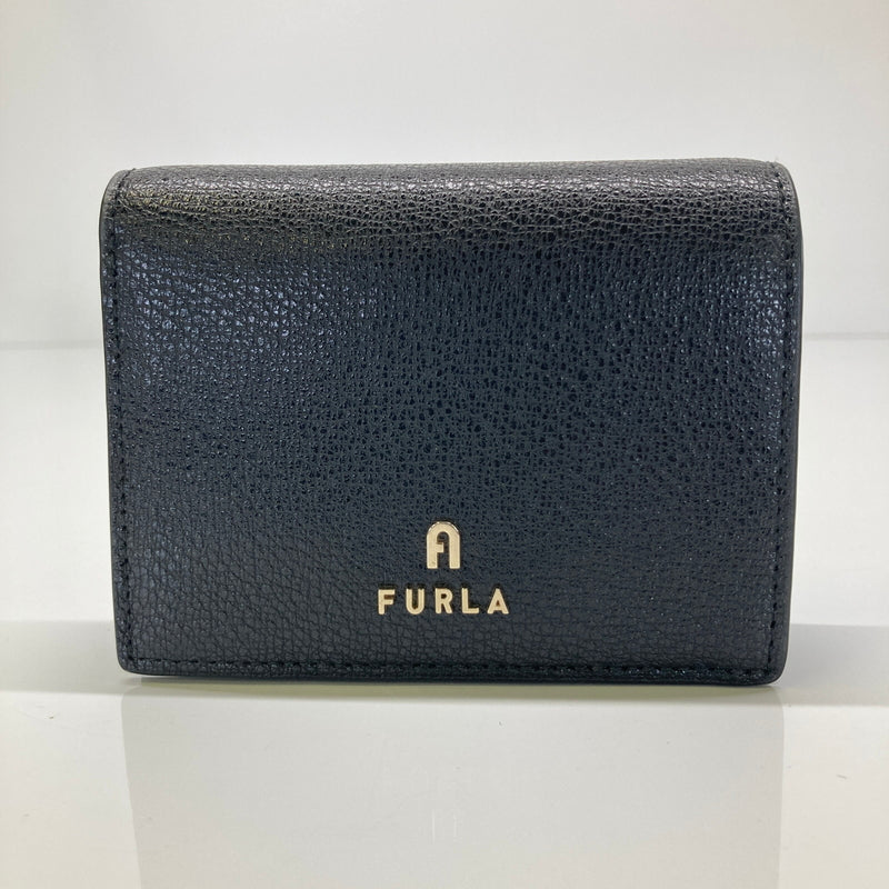【中古品】【レディース】 FURLA フルラ MAGNOLIA COMPACT WALLET WP00204-AX0732 マグノリア コンパクトウォレット 二つ折り財布 服飾雑貨 200-260804-kk-30-hon カラー：ブラック 万代Net店