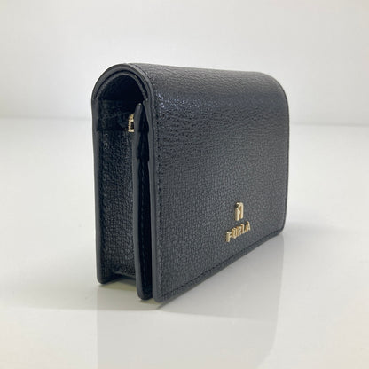 【中古品】【レディース】 FURLA フルラ MAGNOLIA COMPACT WALLET WP00204-AX0732 マグノリア コンパクトウォレット 二つ折り財布 服飾雑貨 200-260804-kk-30-hon カラー：ブラック 万代Net店