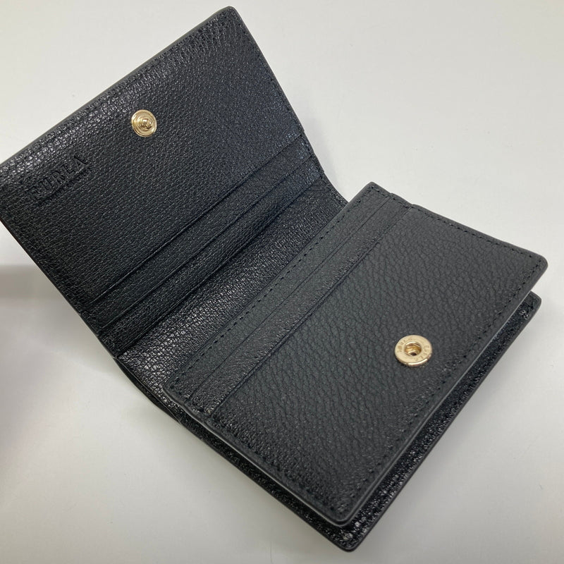 【中古品】【レディース】 FURLA フルラ MAGNOLIA COMPACT WALLET WP00204-AX0732 マグノリア コンパクトウォレット 二つ折り財布 服飾雑貨 200-260804-kk-30-hon カラー：ブラック 万代Net店