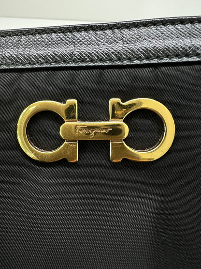 【中古品】【レディース】 Salvatore Ferragamo サルヴァトーレフェラガモ ガンチーニ 2WAY ハンドバッグ AB-21E163 カバン 180-260704-kk-14-hon カラー：BLACK 万代Net店