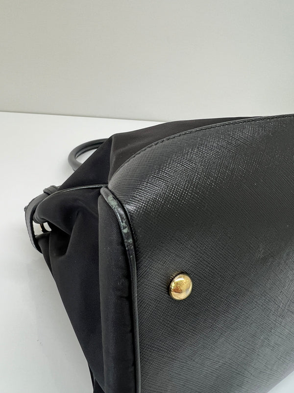 【中古品】【レディース】 Salvatore Ferragamo サルヴァトーレフェラガモ ガンチーニ 2WAY ハンドバッグ AB-21E163 カバン 180-260704-kk-14-hon カラー：BLACK 万代Net店