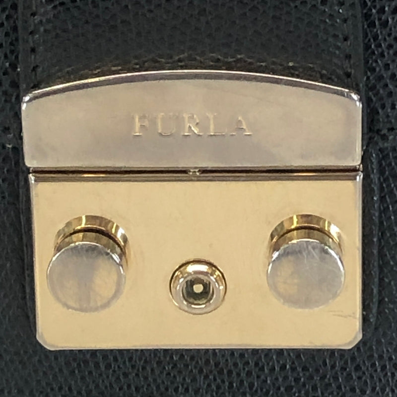 【中古品】【レディース】 FURLA フルラ METROPOLIS MINI CROSSBODY メトロポリス ミニ クロスボディ カバン ショルダーバッグ 180-260808-kk-08-hon カラー：ONYX 万代Net店