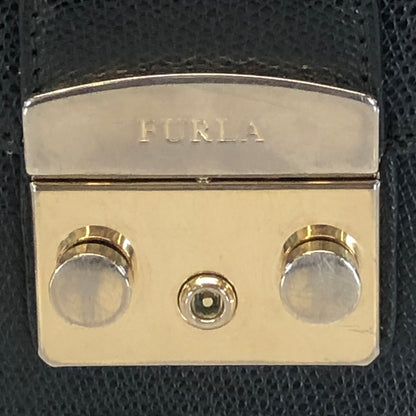 【中古品】【レディース】 FURLA フルラ METROPOLIS MINI CROSSBODY メトロポリス ミニ クロスボディ カバン ショルダーバッグ 180-260808-kk-08-hon カラー：ONYX 万代Net店