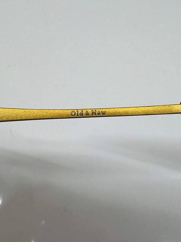 【中古品】【メンズ】 G4 old&new ジーフォーオールドアンドニュー 一山メガネ SC1668 アイウェア アクセサリー 眼鏡 203-260704-kk-11-hon サイズ：43ロ22 カラー：パープル/ゴールド 万代Net店